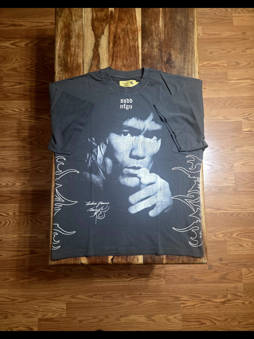 Darc Sport/Bruce Lee Collab Men's Gray Graphic Tee